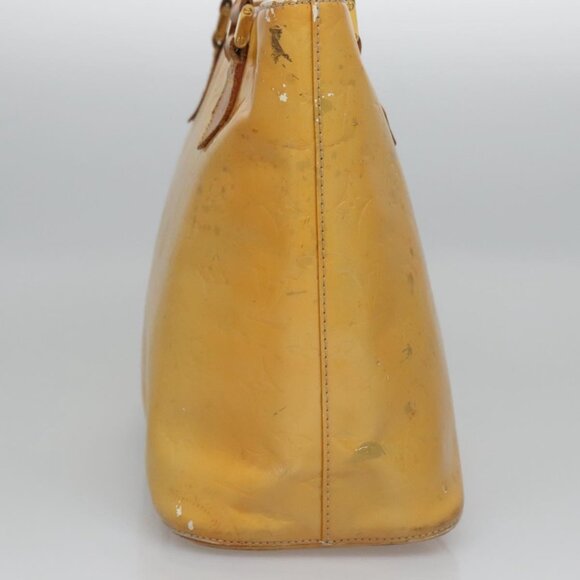 LOUIS VUITTON Monogram Vernis Houston Hand Bag Gris M91053 LV Auth EC632 - Picture 4 of 16